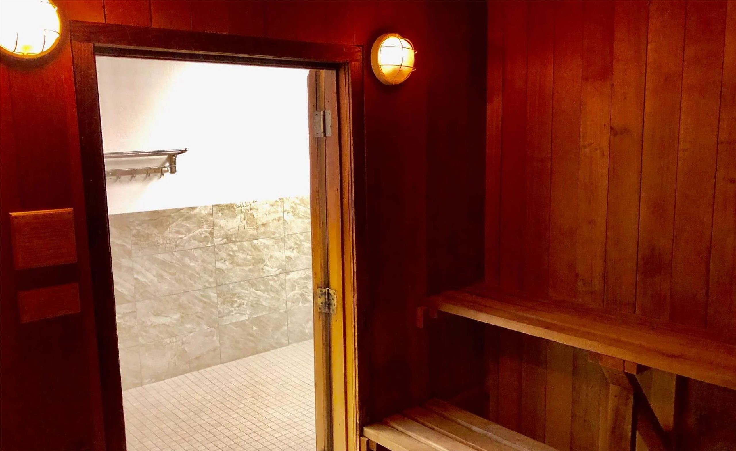 Novato gym with sauna